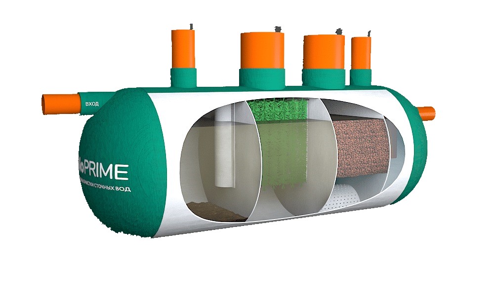 Септик BioPrime Biofilter БИОСТ-4,0 пр